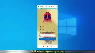 Online Fee Payment Process