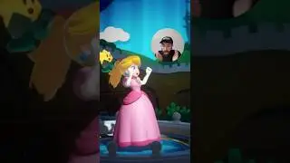 JOGO DA PEACH REACT!!! #nintendo #nintendoswitch #nintendodirect #peach #shorts #reaction