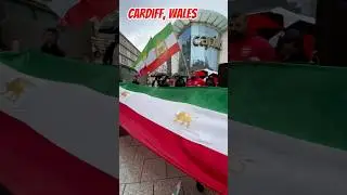 Freedom for Iran 🇮🇷 Canal Quarter Cardiff 🏴󠁧󠁢󠁷󠁬󠁳󠁿 #wales #cardiff #i̇ran #freedomforiran