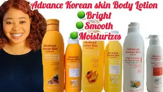 ADVANCE KOREAN SKIN BODY LOTION REVIEW/ #Brightening #Smoothie #Moisturizer #skincareproduct #body