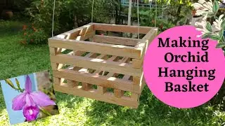 How to Make Orchid Hanging Basket, How to Make Basket for Orchids, Plant Hanging Basket,