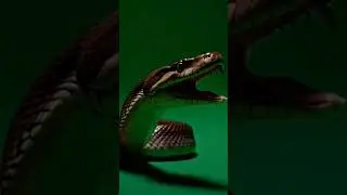 Realistic snake green screen #greenscreen