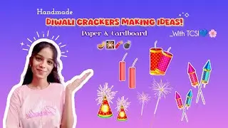 Handmade Diwali Crackers Making Ideas | Paper & Cardboard Craft!🪔🎇🧨💣 #crackers #paper #cardboard 