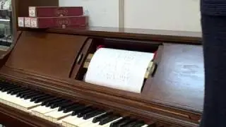 QRS Player Piano Dealer Demonstration roll Piano Roll Blues