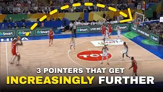 3 Pointers that get increasingly further | Basketball Highlights