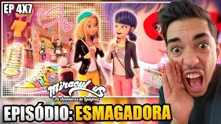 NOVA PERSONAGEM IRM&Atilde; DA CHLOE! ZOE APARECE 😱 (ESMAGADORA) / MIRACULOUS:  EPIS&Oacute;DIO 4X7 REACT