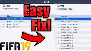 How to get more than 4 save slots on FIFA 23/22/21/20/19 Career Mode!
