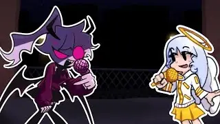 Headache(Old) but Selvena(New) and Angel Yuki sing it(FNF COVER)