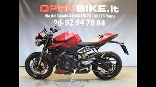 Triumph Street Triple 765 RS Euro 5 Anno 05/2024 Km 12.000 - www.openbike.it