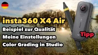 insta360 X4 Air - Videobeispiel, Einstellungen, Studio - deutsch - #insta360 #gopromax #djiosmo360