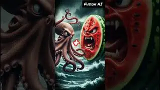 Tentacle Terror: The Watertopus Menace #aihybrid #hybridanimals #animals #trending #shorts #reels