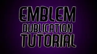Emblem Duplication Glitch Tutorial - Black Ops 2