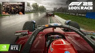 Charles Leclerc's Australian Grand Prix Heavy Rain| F1 25 ULTRA MAX GRAPHICS