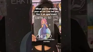Earth Is So Ghetto fr 🫠 #shorts #art #artprint