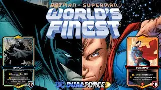 Best Budget Deck! Batman Superman World's Finest - DC Dual Force Deck Showcase