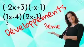 2 exercices corrigés sur les  développements. Mathématiques collège, lycée. niveau 3ème et seconde