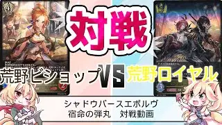 【シャドウバースエボルヴ】荒野ビショップ　VS　荒野ロイヤル