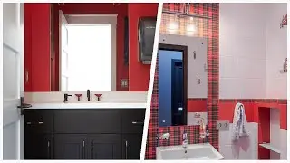 75 Red Tile Kids' Bathroom Design Ideas You'll Love 🎀