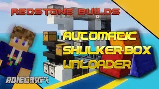 Easy Shulker Box Unloader - Easy Minecraft Automatic Shulker Unloader for storage system