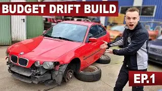 Saved a BMW E46 Compact From the Junkyard &ndash; 24-Hour Drift Build Challenge! | Ep. 1