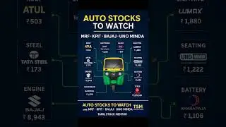 &ldquo;Top 10 Auto Stocks Powering India&rsquo;s Growth &mdash; From Bajaj to MRF 🚀&rdquo; #tamilstockmentor