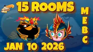Angry Birds 2 MEBC (15 Rooms) AB2 Mighty Eagle Bootcamp Today JAN 10, 2026