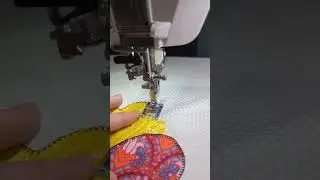 Machine Applique with buttonhole stitch