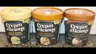 Creamalicious Ice Cream: Banana Pudding, Caramel Pound Cake & Pecan Pie Review
