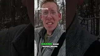 Building a shelter in freezing weather in snow #shorts #alaska #outdoors #snow