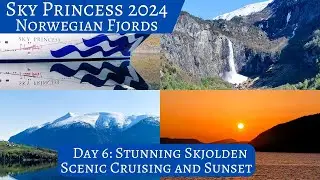 Skjolden Visit. Then Scenic Cruising Sognefjord. Sky Princess Norwegian Fjords Cruise April/May 2024