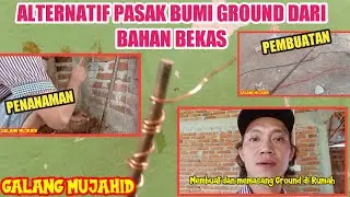 Cara Membuat & cara pasang grounding Listrik Rumah / Arde listrik rumah