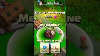 #mega #mine #level 2 #upgrade .... #clashofclans #coc #clashbeing #clashing #games
