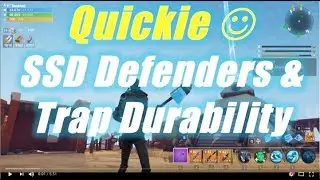 Информация о прочности защитников SSD и ловушек / Fortnite: Сражение с Бурей