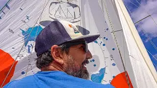 Capt. Brian's Favorite sail! The Mizzen Ballooner! Sailing Vessel Delos Ep. 224
