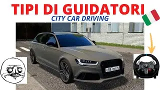 TIPI DI GUIDATORI|CITY CAR DRIVING |ITA|LogitechG29+Shifter