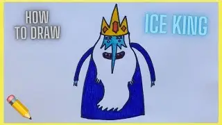 How to draw Ice King ✏️ From Adventure Time