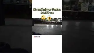Siwan Railway Station At 1:00 am🤨😱 || Sebbu AB || #shorts || #ab047 || Birds🐦 sweet sound ||