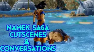 Dragonball Z Ultimate Tenkaichi - All Namek Saga Cutscenes, Battle Scenes & Conversations