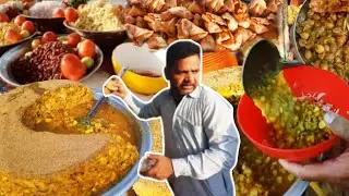 Famous Chikar cholay Samosa chaat Of Wah Cantt #streetfood #viral