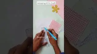 DIY Homemade Pattern Paper /How To Make Pattern Paper / Pattern Paper Making #shorts #diy #ytshorts