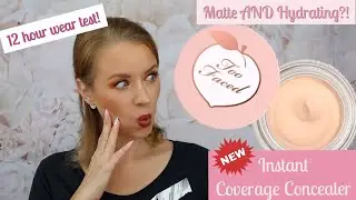 Too Faced Peach Perfect Instant Coverage Concealer Review + Wear Test