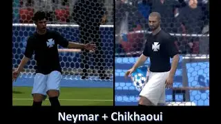 Neymar + Chikhaoui  | FIFA 14 Online Goals + Skills Compilation