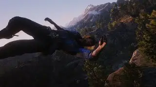 Мод Red Dead Redemption 2 - Замедление и вращение персонажа в падении