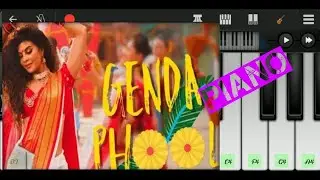 Genda Phool Piano Tutorial/ How to play genda phool piano/ Easy mobile piano tutorial/ Badshah/ 4k63