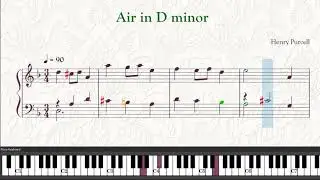 Air in D minor, Z. T676 (Minuet in D minor) by Henry Purcell