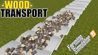 Farming Simulator 19 [ FORESTRY ] : EASY WOOD TRANSPORT !  WOOD BELT SYSTEM