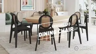 Manhattan Comfort Versailles Cane Dining Chair