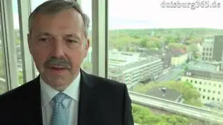 Ralf Meurer GFW Duisburg zur Bueroflaechensituation im Silberpalais