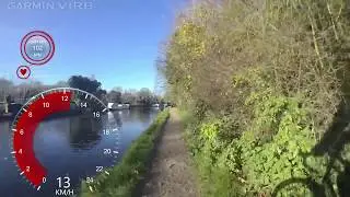 Short Grand Union Canal Cycle - Chasing Shadow !