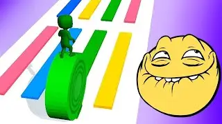 Layers Roll. Games. All Levels. Gameplay iOS,Android Mobile. Walkthrough. Colors Runner Max Level